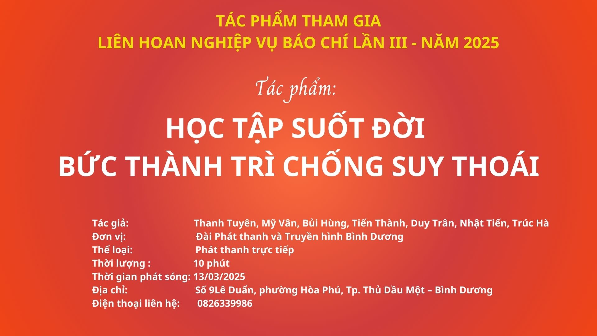 Học tập suốt đời – Bức thành trì chống suy thoái